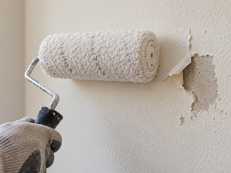 Pittura si stacca passando il rullo? L’errore potrebbe essere stato fatto prima